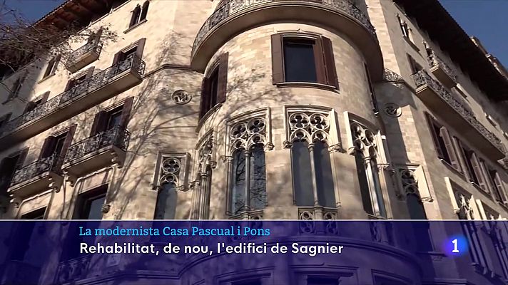 L'Informatiu - Coneixem l'interior del palau modernista Pascual i Pons