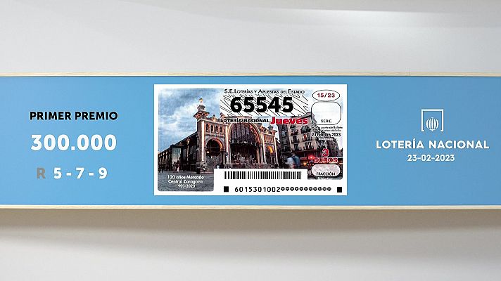 SELAE - Sorteo de la Lotería Nacional del 23/02/2023