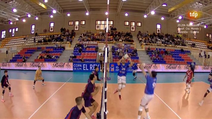 Copa del Rey. 1/4 final: Melilla Sport C. - Barça Voleibol