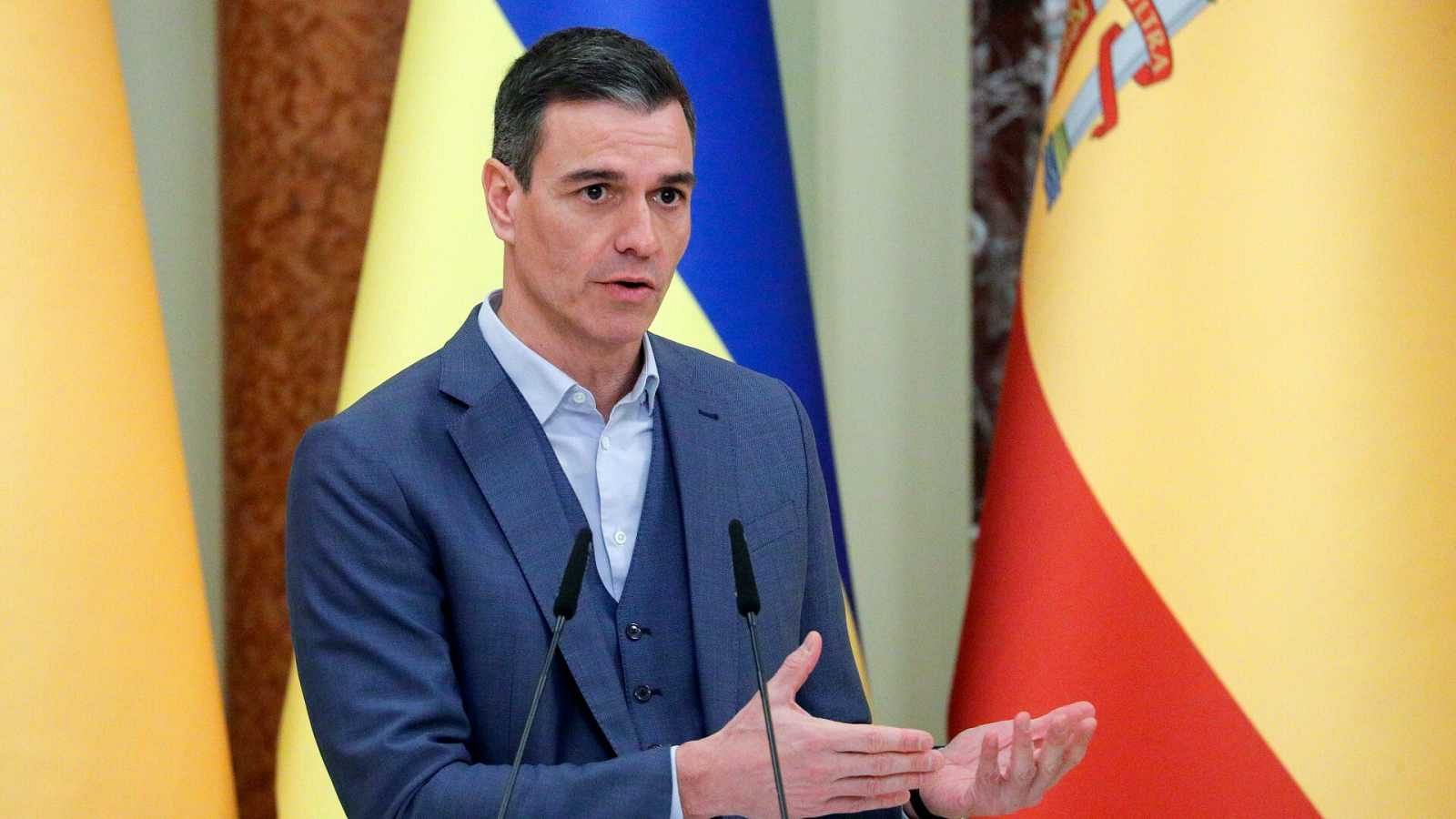 Sánchez defiende en RTVE la ayuda a Ucrania