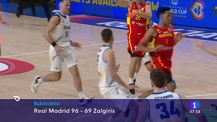 Telediario Matinal - España gana a Islandia y sigue líder