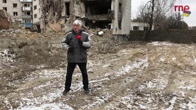 Borodyanka continúa destruida 1 año después de la invasión