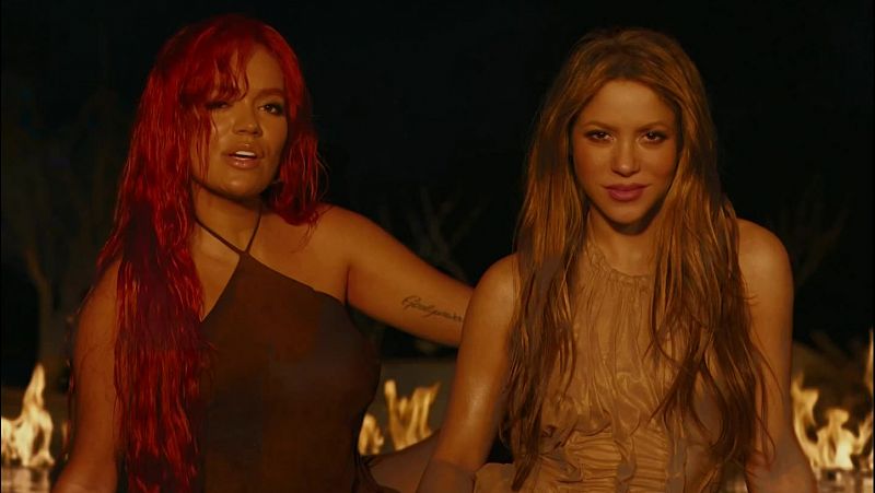 "Te quedé grande": Shakira vuelve a cantar a la ruptura y las mujeres empoderadas en "TQG" con Karol G