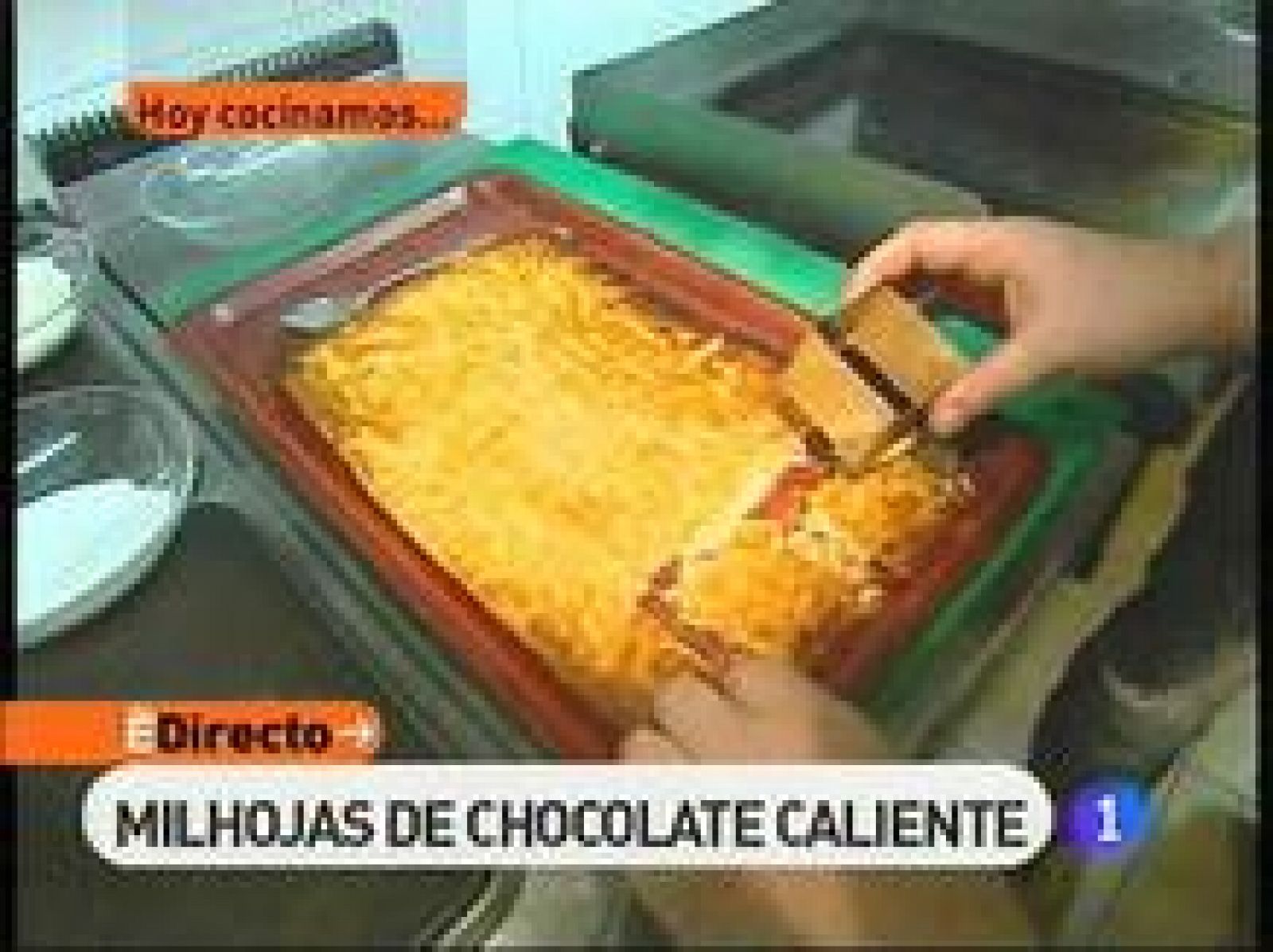 RTVE Cocina: Milhojas con chocolate caliente | RTVE Play