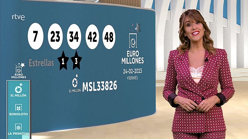 Sorteo de la Bonoloto y Euromillones del 24/02/2023 - ver ahora