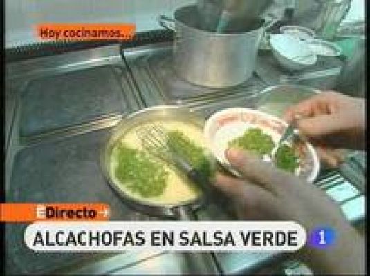 Alcachofas en salsa verde