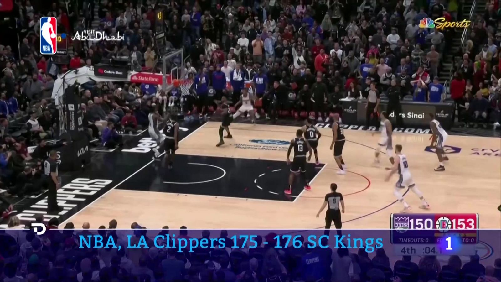 Clippers y Kings establecen el segundo récord de anotación en la NBA     