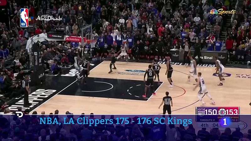 Clippers y Kings establecen el segundo r�cord de anotaci�n en la NBA     