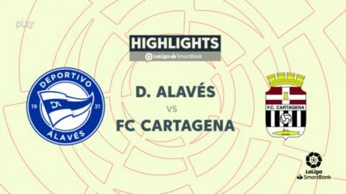 Alavés - Cartagena: resumen del partido, 29ª jornada