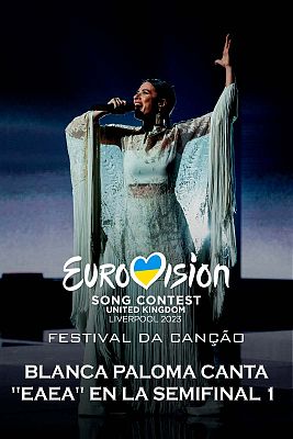 Eurovisión - Blanca Paloma interpreta "Eaea" en el Festival da Canção