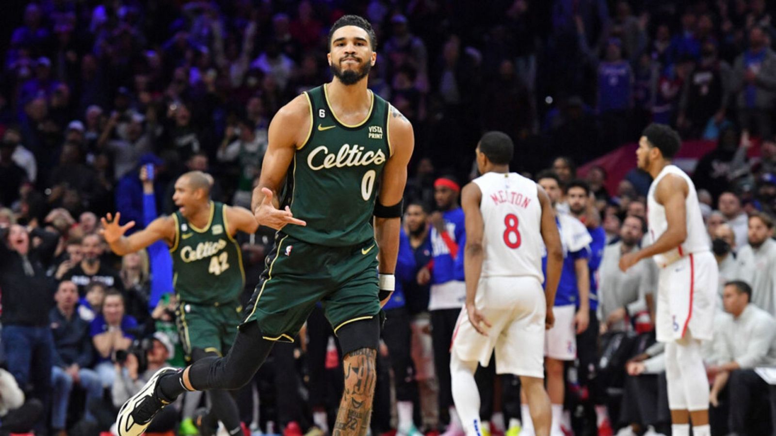 NBA: triple sobre la bocina de Tatum para los Celtics