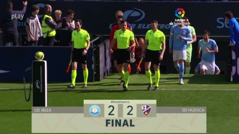 Ibiza - Huesca: resumen del partido, 29ª jornada. Ver en RTVE Play