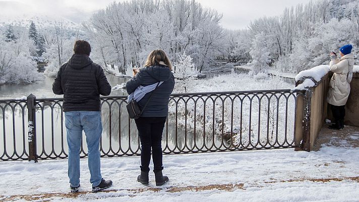 Frío generalizado y precipitaciones en gran parte de la península y Balerares