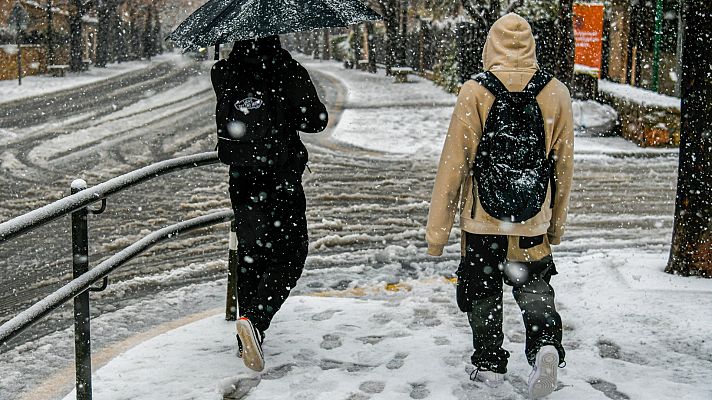 La borrasca Juliette deja temperaturas bajo cero y nieve