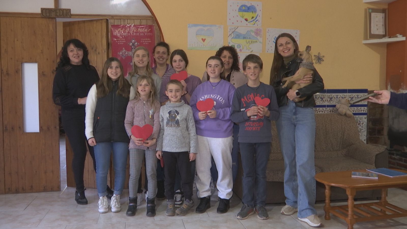 Familias ucranianas en Canjáyar