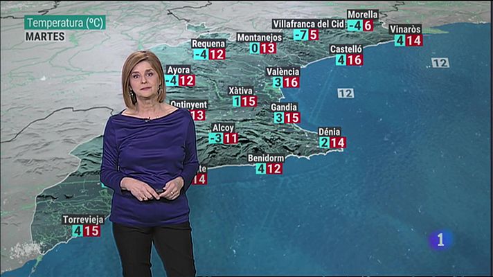 El tiempo en la Comunitat Valenciana 27/02/23