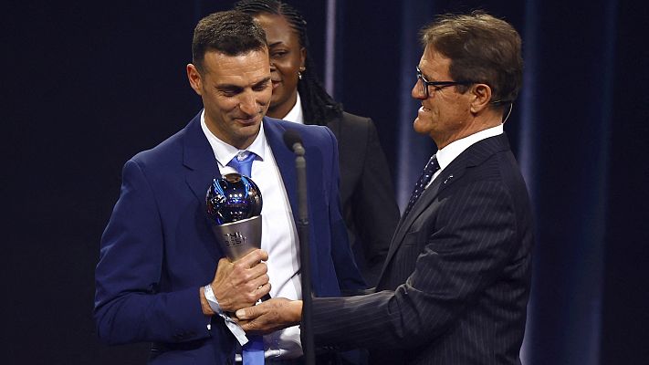 Lionel Scaloni se lleva el premio 'The Best' a mejor entrenador del año