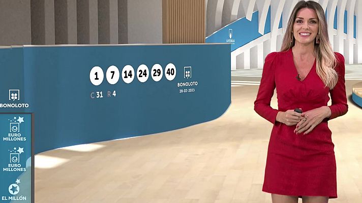 Loterías - Sorteo de la Bonoloto y Euromillones del 28/02/2023