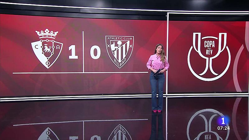 Copa | Osasuna gana 1-0 al Athletic en la ida de semifinales | Ver