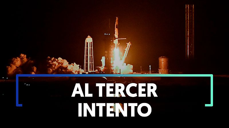 Despega con éxito la CREW-6 hacia la EEI tras dos intentos fallidos