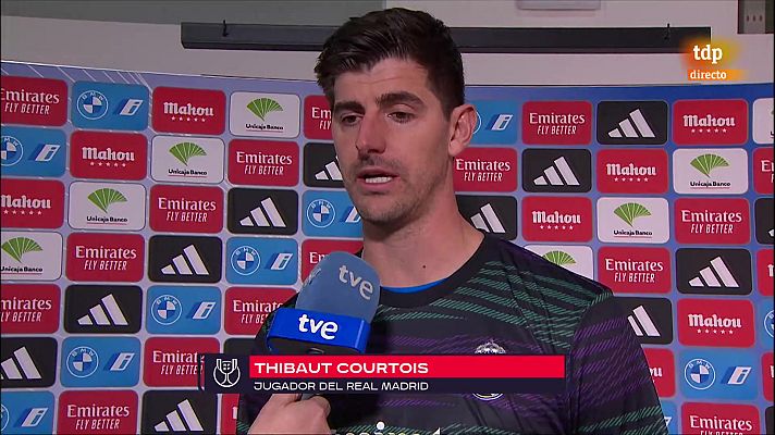 Copa del Rey - Thibaut Courtois: "Han ganado cuando quizás no lo merecían"