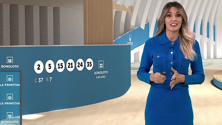 Loterías - Sorteo de la Lotería Nacional, Bonoloto, Primitiva y Jóker del 02/03/2023