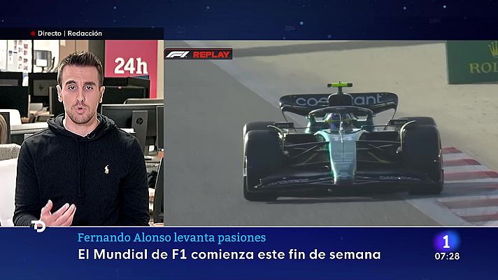 Telediario Matinal - Alonso y Sainz, listos para el inicio del Mundial de Fórmula 1