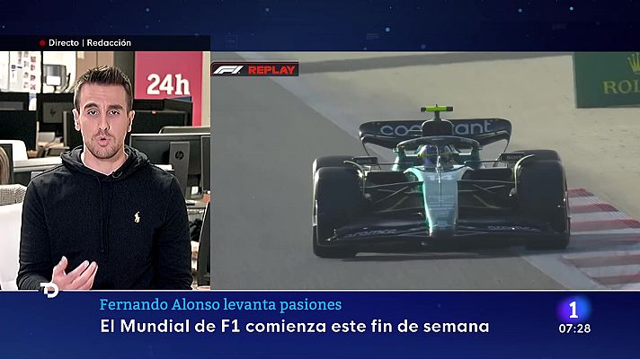 Alonso y Sainz, listos para el inicio del Mundial de Fórmula 1