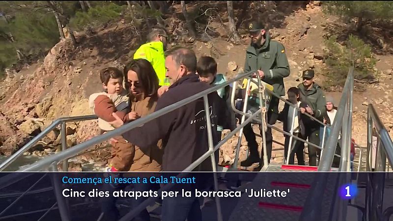 Comença el rescat a Cala Tuent - 03/03/23 - Veure ara