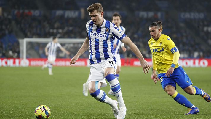 Real Sociedad - Cádiz: resumen del partido de la 24ª jornada de Liga | Primera