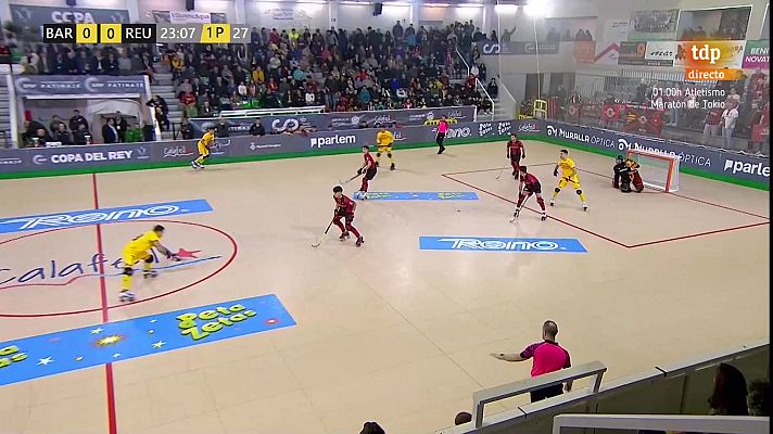  - El Barça buscará su 25ª Copa del Rey de hockey patines tras este gol que le dio la victoria