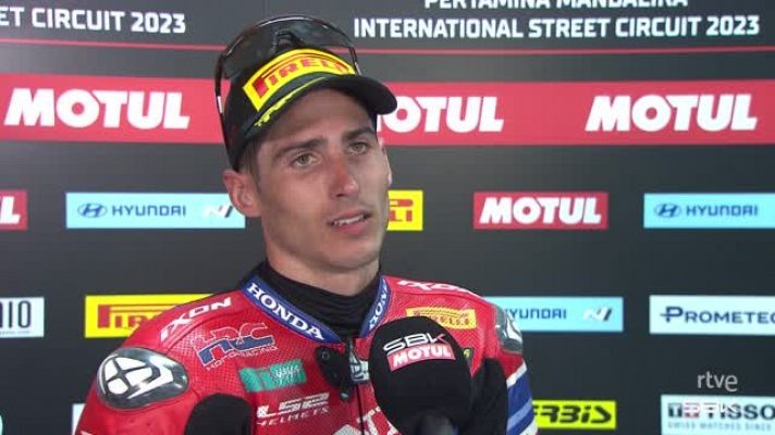 Mundial de Superbike - Xavi Vierge: ''Hemos leído bien la carrera con las banderas rojas y hemos conseguido un gran podio''