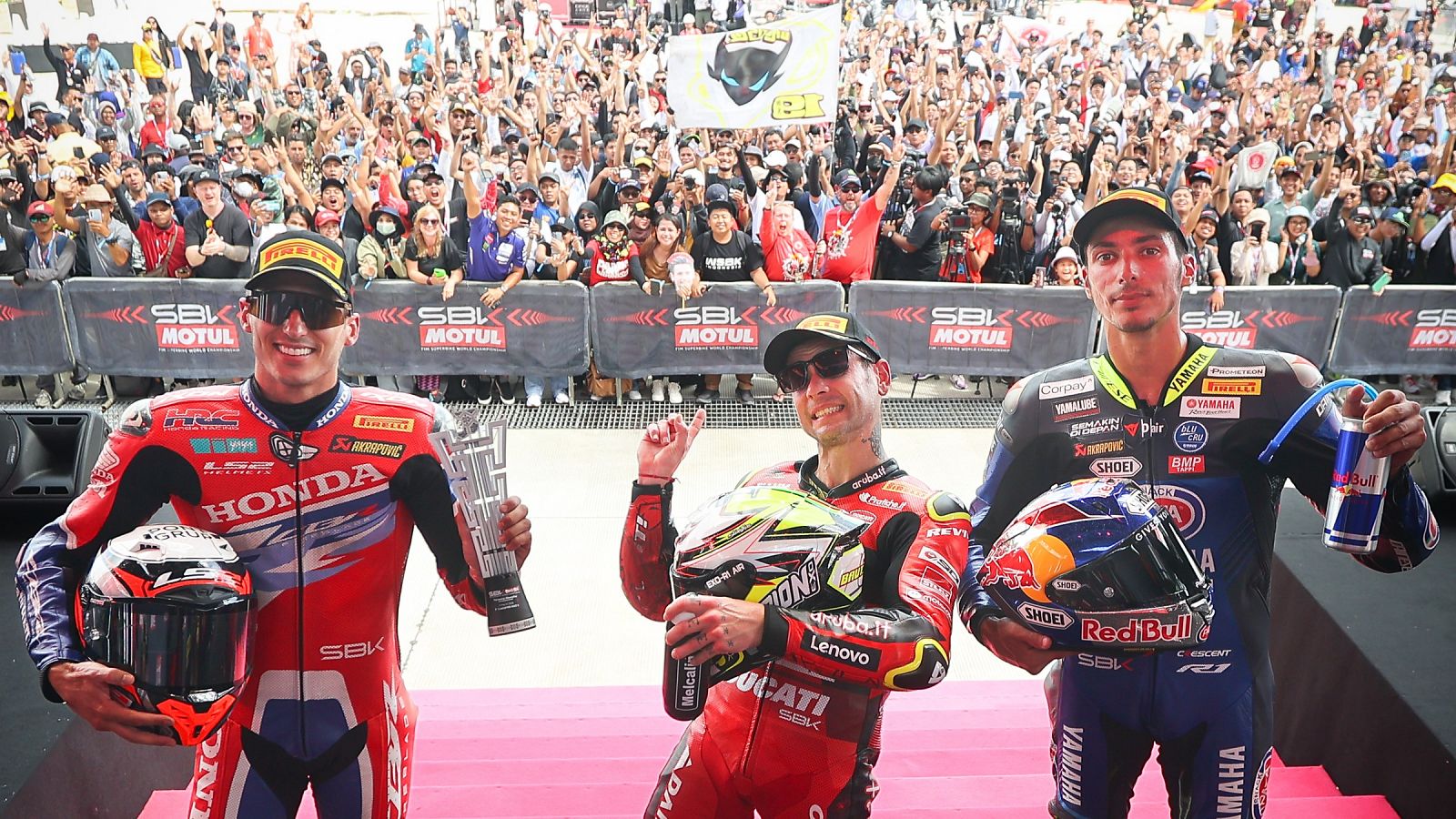 Resumen de la 2º carrera en Indonesia del World SBK