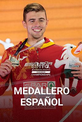 Campeonato de Europa Pista Cubierta. Medallas España