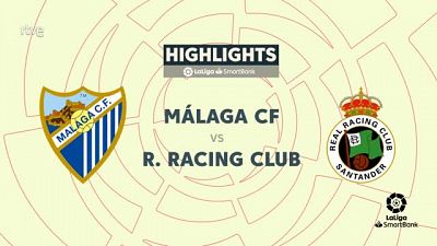 M�laga - Racing de Santander: resumen del partido de la 30� jornada de Segunda -- Ver ahora