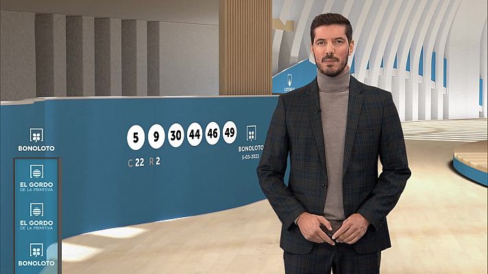 Loterías - Sorteo de la Bonoloto y El Gordo de la Primitiva del 05/03/2023