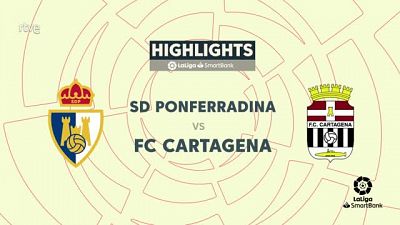 Ponferradina - Cartagena: resumen del partido de la 30 jornada de Segunda -- Ver ahora