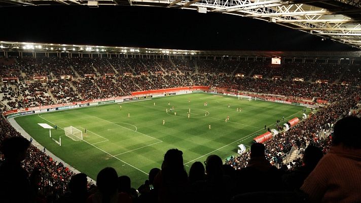 Telediario 1 - Récord de asistencia en 1RFEF: 27.831 espectadores en el Real Murcia-Barça B