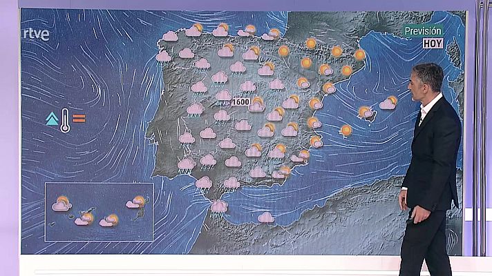 El tiempo - Temperaturas mínimas en ascenso localmente notable en la Península