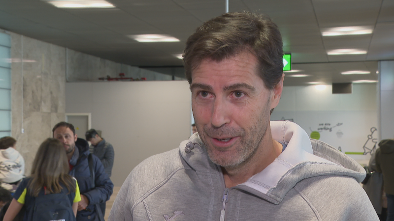 Ra�l Chapado, presidente de la Federaci�n Espa�ola de Atletismo, habla sobre la ca�da de Quique Llopis