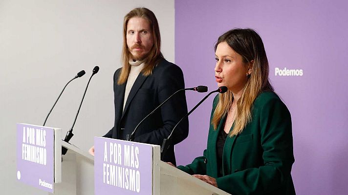 Telediario 2 - Podemos hace una "última llamada" al PSOE para acordar la ley 'del sí es sí'