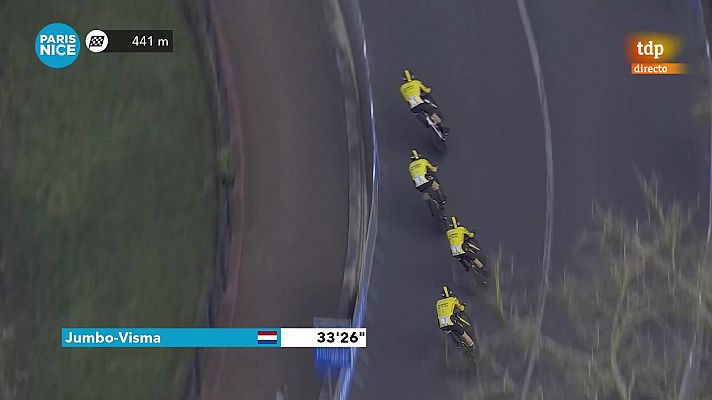 Ciclismo - El Jumbo se apunta la crono por equipos de la París-Niza