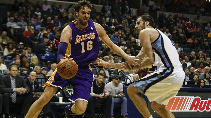 Baloncesto en RTVE - Las mejores jugadas de Pau Gasol con los Lakers