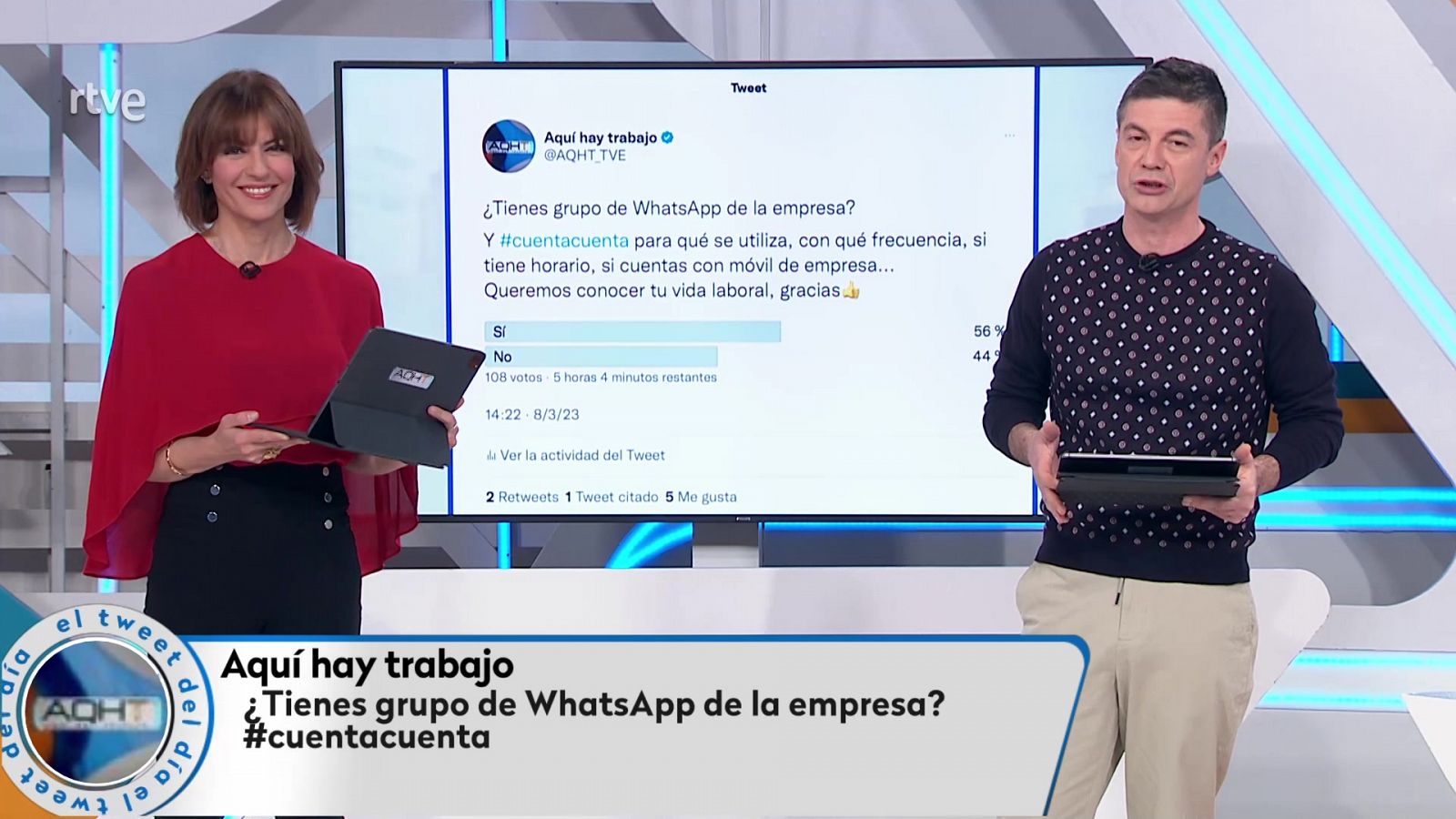 Aquí hay trabajo - 09/03/23 - ver ahora