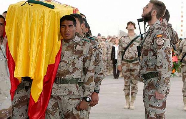 Homenaje al militar español fallecido en Afganistán