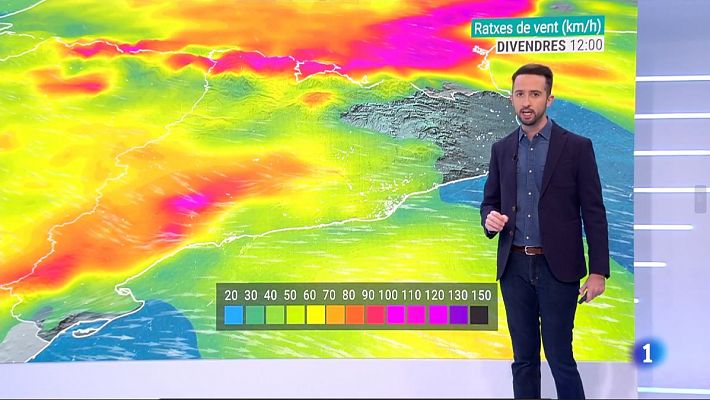 El temps - Arriba una ponentada i posterior calorada