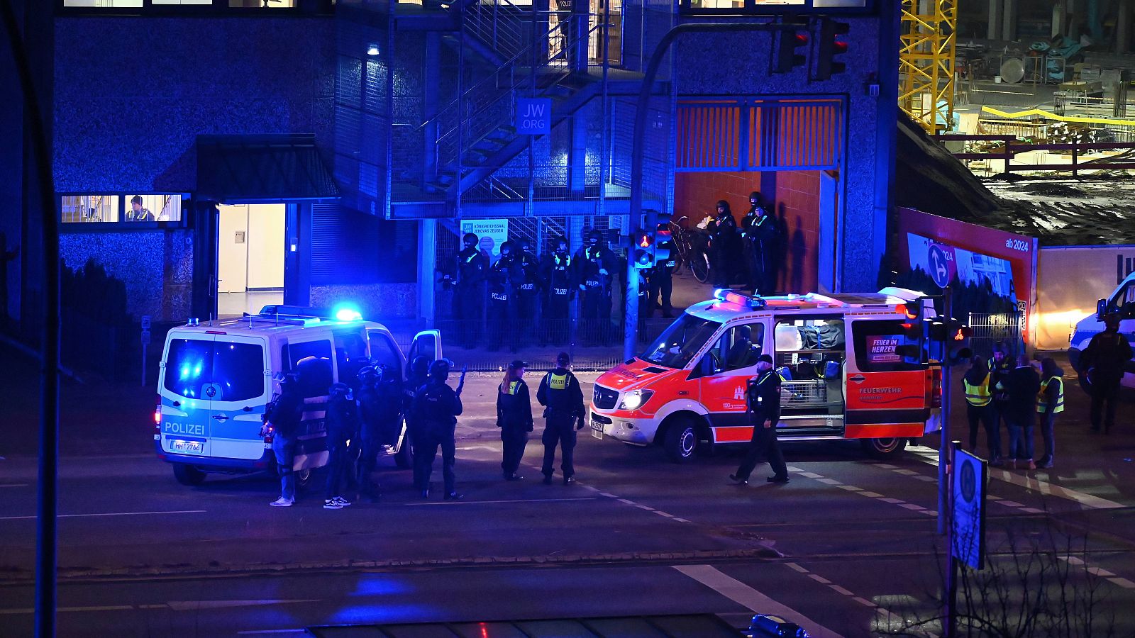 Al menos siete muertos tras un tiroteo en una iglesia en Hamburgo