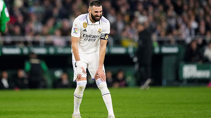 Benzema, baja contra el Espanyol y debate sobre su estado de forma