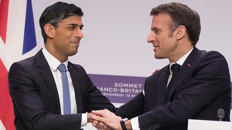 Encuentro entre Sunak y Macron en París