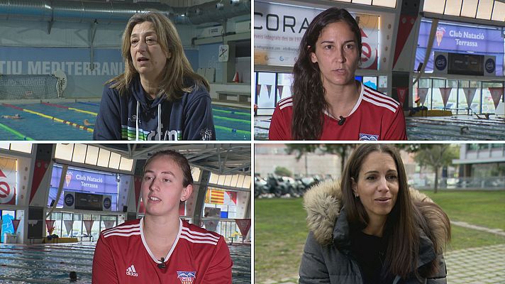 Telediario 2 - La evolución en waterpolo por tres generaciones de jugadoras